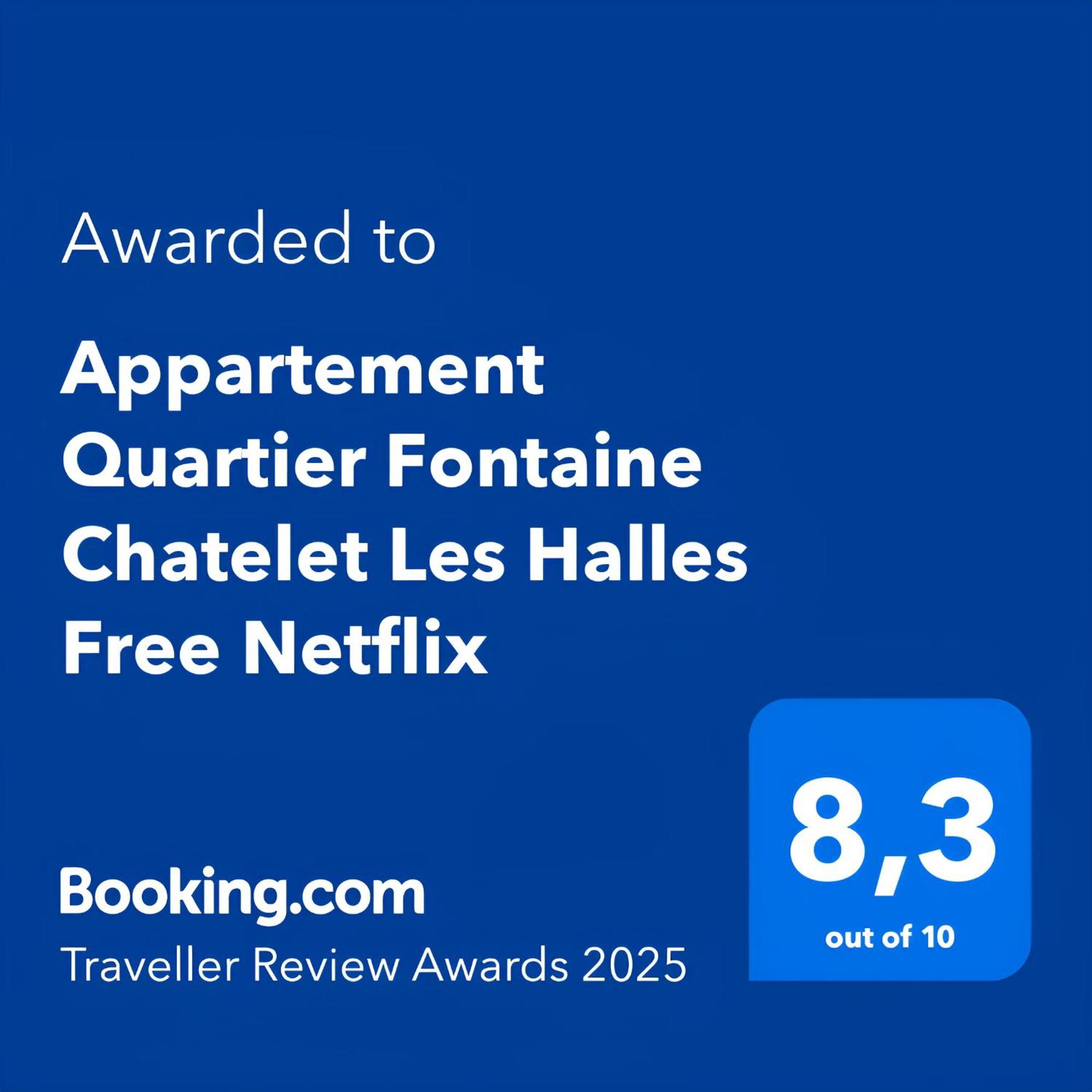 Appartement Quartier Fontaine Chatelet Les Halles Free Netflix Párizs Kültér fotó